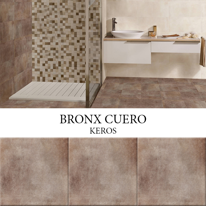 KEROS BRONX CUERO 33x33